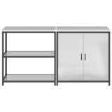  Kuhinjski set za pohranu 2 pcs Srebrna 180 x 50 x 92 cm | shoptok.hr