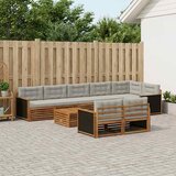  Set vanjskih sofa s jastukom 9 pcs | shoptok.hr