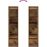  Visoka ploča staro drvo 29,5x34x119,5 cm konstruirano drvo | shoptok.hr