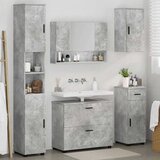 Set namještaja za kupaonicu 5 kom. Betonski sivi | shoptok.hr