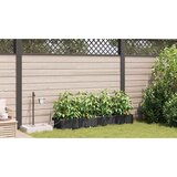  Vrtna saksija 4 pcs Crna 160 x 40 x 22 cm Plastika | Eponuda.com