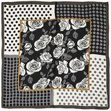Pri Stylish Elegant Scarf Mix of beautiful patterns 70x70 cm | shoptok.hr
