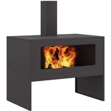 vidaXL Hladno valjani čelik/Crna Hladno valjani čelik 80 x 50 x 96 cm | shoptok.hr