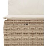  Vrtna garnitura - 9-dijelni set vrtnih sofa s jastučićima Bež Poli Ratan Akacija | shoptok.hr