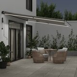 Tenda na automatsko uvlačenje LED antracit i bijela 500x350 cm | shoptok.hr