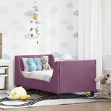  Posteljica za malčke z vzglavjem Vijolična 70 x 140 cm Žamet, (5000105057) | Shoptok.si