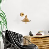 Opviq Stenska svetilka v zlati barvi ø 24 cm Conical – Cene