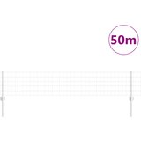 Euro ograda s postom 50 x 0,4 m Pocinčani čelik Srebrna Mreža | shoptok.hr
