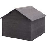 Garaža za kosilicu siva 80 x 80 x 70 cm WPC | shoptok.hr