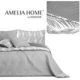 AmeliaHome Prekrivač Tropical Bonaire 170x210 cm, siva / bijela | shoptok.hr