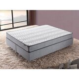 Hanah home bračni krevet silver grey (140x190)