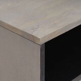  Noćni ormar s ladicama Siva 50 x 33 x 62 cm Čvrsto drvo manga | Eponuda.com
