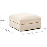 Kave Home Bež tabure od šenila Alea – | shoptok.hr