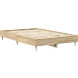 vidaXL posteljni okvir brez ležišča Sonoma hrast 120x200 cm | Shoptok.si