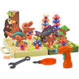  Kockice za slaganje Dinosaurs sa raznim alatom | shoptok.hr