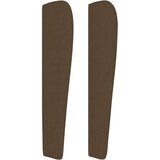  Uzglavlje s ušima tamnosmeđe 83 x 23 x 118/128 cm od tkanine | shoptok.hr