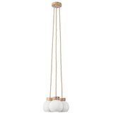  Visilica na sajli LOOMIS 3xE27/15W/230V 130 cm bež/hrast | Eponuda.com