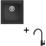  Set Quadra 102 + slavina C01 Nero | shoptok.hr