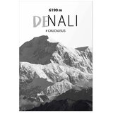  Plakat - Majestic mountain peak Denali mountain crown mountain landscape 60x90 Bez okvira | shoptok.hr
