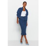 Trendyol Skirt - Blue - Midi | shoptok.hr
