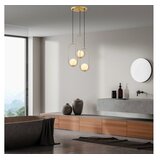 Opviq Luster Mudoni-Mr-935-1, 44x44x115cm, IP20, Bijelo-zlatna boja | Eponuda.ba