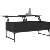  Stolić za kavu crni 100 x 50 x 40 cm konstruirano drvo i metal | Eponuda.ba