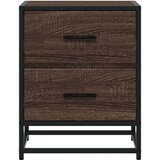 vidaXL Nočna omarica 2 kosa rjavi hrast 40x31x50 cm inženirski les | Shoptok.si