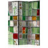 Artgeist Paravan - Emerald Stained Glass 135x172 Jednostrani | shoptok.hr