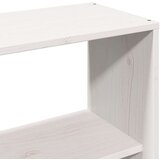 vidaXL Vzglavje s predelki bela 120 cm trdna borovina | Shoptok.si