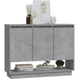 Komoda siva boja betona 97x31x75 cm od konstruiranog drva | shoptok.hr