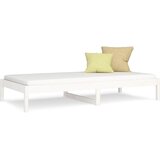  Dnevni krevet bez madraca bijeli 80 x 200 cm masivna borovina | shoptok.hr