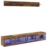  Set zidnog ormarića za TV 5 pcs Staro drvo Konstruirano drvo | Eponuda.com