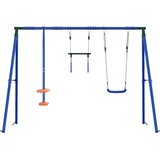  Set vanjskih ljuljački Šareni Čelik i PE | shoptok.hr
