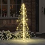  Božićno drvce s 160 LED svjetlima Topla bijela 150 cm Akril | Eponuda.com