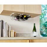 Joseph Joseph Stensko kovinsko držalo za vino v srebrni barvi število steklenic 4 38,5x2x25 cm Cradle – | Shoptok.si