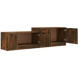 TV ormarić boja dimljenog hrasta158,5x36x45cm konstruirano drvo | shoptok.hr