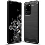  Gumijasti / gel etui Carbon za Samsung Galaxy S20 Ultra - črni Cene