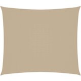 vidaXL Senčno jadro oksford blago pravokotno 2,5x3 m bež | Shoptok.si