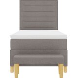  Boks vzmetnica z vzmetnico in klopjo Taupe 80x200 cm Tkanina, (22083267) | Shoptok.si