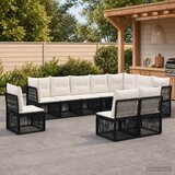  Sjedeća garnitura za vrt 10 kom. poliratan 62 x 62 x 70 cm | shoptok.hr