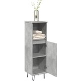Maison Chic Kopalniška omarica - Kopalniški kabinet betonsko siva 30x30x100 cm inženirski les, (21794682) | Shoptok.si