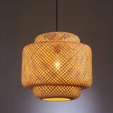  Visilica na sajli BERTA 1xE27/20W/230V, prečnik 40 cm, bambus | Eponuda.com