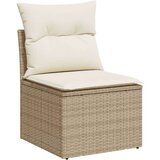  8-dijelni set vrtnih sofa od poliratana s jastucima bež | shoptok.hr