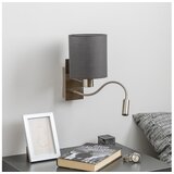  Brilagi - LED zidna lampa NUBILA 1xE27/25W/230V + LED/3W hrom/antracit | Eponuda.com