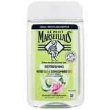 Le Petit Marseillais Extra Gentle Shower Gel Bio Rose & Bio Cucumber gel za prhanje 250 ml unisex