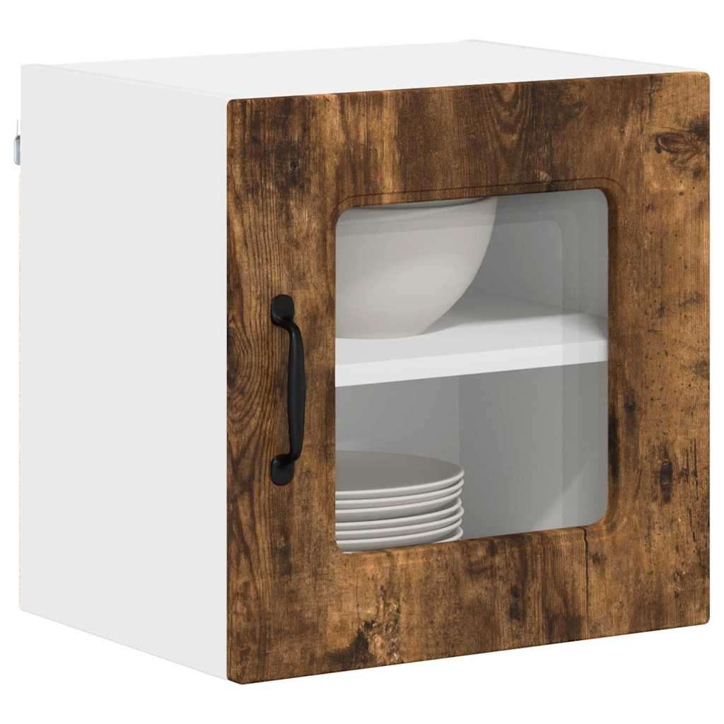  Zidni kuhinjski ormarić 2 pcs Dimljeni hrast 40 x 31 x 40 cm | shoptok.hr