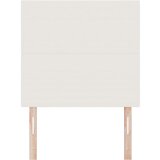  LED glava kreveta S LED lampica Krema 90 cm Poliester | shoptok.hr