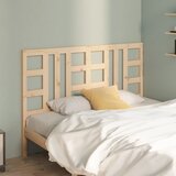 Maison Chic posteljno vzglavje - vzglavna omarica - nočna omarica 166x4x100 cm trdna borovina, (21704532) | Shoptok.si