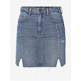 Noisy May Blue Denim Skirt April - Women Cene