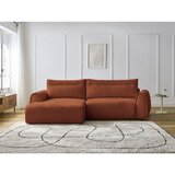 Bobochic Paris oranžna kotna sedežna garnitura aden | Shoptok.si